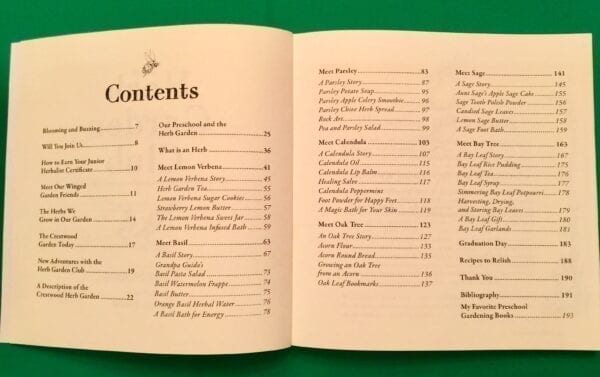 The Herb Garden Club Season 2’s table of contents